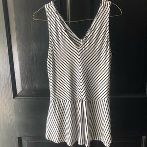 Striped Mixed Pattern Tank Top